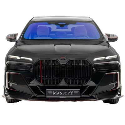 Untuk BMW 7 Series Carbon Fiber Body Kit 7 Series Upgraded MSY-style Carbon Fiber Front Lip Diffuser Spoiler Body Kit