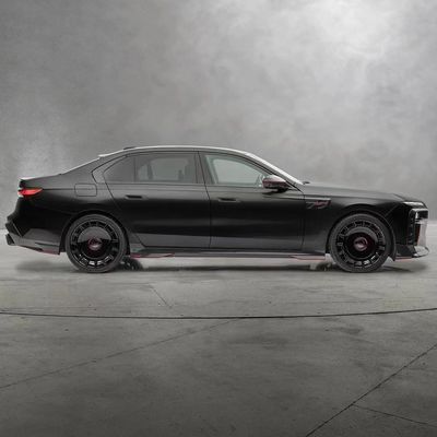 Untuk BMW 7 Series Carbon Fiber Body Kit 7 Series Upgraded MSY-style Carbon Fiber Front Lip Diffuser Spoiler Body Kit