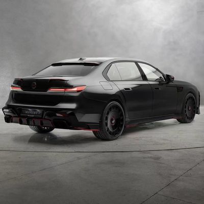 Untuk BMW 7 Series Carbon Fiber Body Kit 7 Series Upgraded MSY-style Carbon Fiber Front Lip Diffuser Spoiler Body Kit