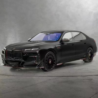 Untuk BMW 7 Series Carbon Fiber Body Kit 7 Series Upgraded MSY-style Carbon Fiber Front Lip Diffuser Spoiler Body Kit