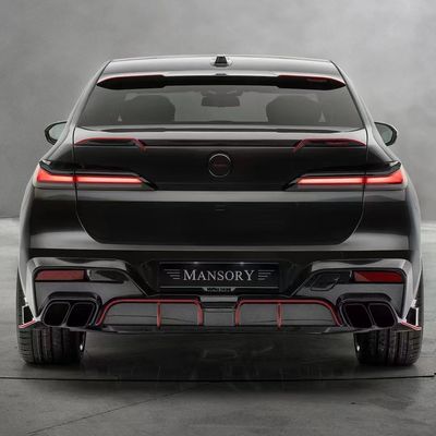 Untuk BMW 7 Series Carbon Fiber Body Kit 7 Series Upgraded MSY-style Carbon Fiber Front Lip Diffuser Spoiler Body Kit