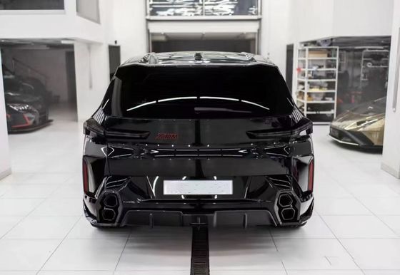 Untuk BMW XM Carbon Fiber Widebody Kit XM Upgrades RNG-gaya Carbon Fiber Front Lip Diffuser Wheel Arch Spoiler Hood Wide Body