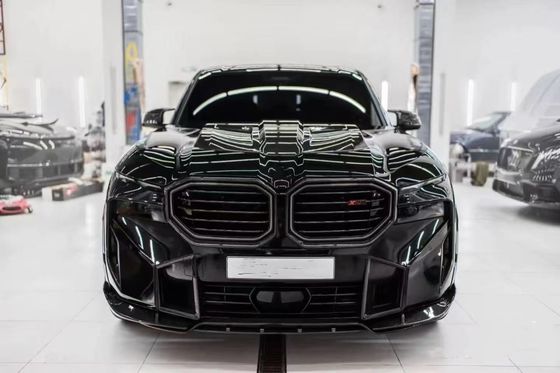 Untuk BMW XM Carbon Fiber Widebody Kit XM Upgrades RNG-gaya Carbon Fiber Front Lip Diffuser Wheel Arch Spoiler Hood Wide Body