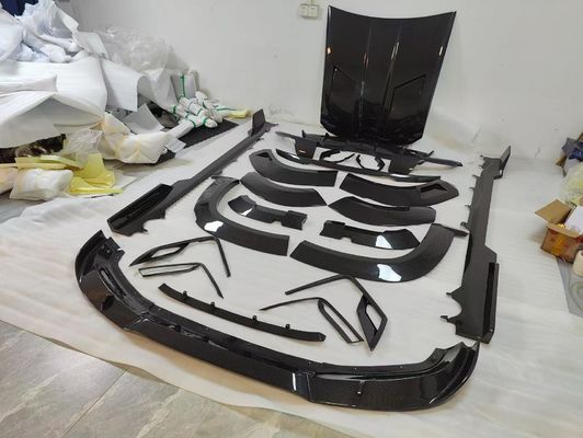 Untuk BMW XM Carbon Fiber Widebody Kit XM Upgrades RNG-gaya Carbon Fiber Front Lip Diffuser Wheel Arch Spoiler Hood Wide Body