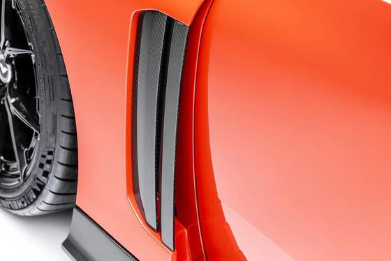 Untuk BMW M2 Karbon Fiber Body Kit M2 Upgraded Vors-style Karbon Fiber Front Lip Diffuser Spoiler Hood Side Skirt