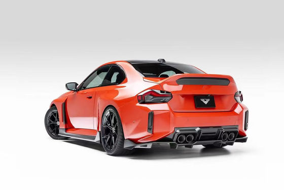 Untuk BMW M2 Karbon Fiber Body Kit M2 Upgraded Vors-style Karbon Fiber Front Lip Diffuser Spoiler Hood Side Skirt