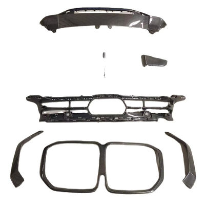 Untuk BMW X7 Carbon Fiber Body Kit X7 OEM Style Carbon Fiber Front Lip Diffuser Kit Body Shade Besar