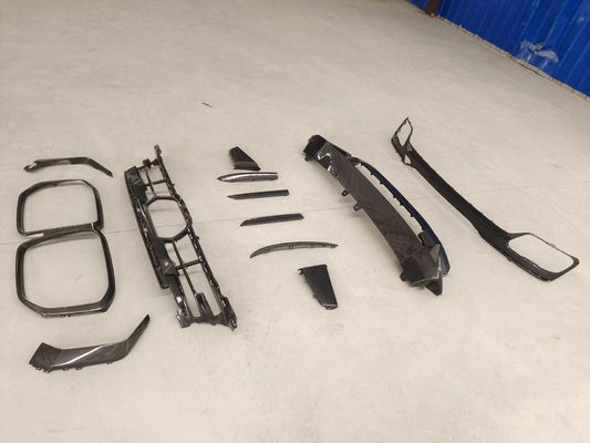 Untuk BMW X7 Carbon Fiber Body Kit X7 OEM Style Carbon Fiber Front Lip Diffuser Kit Body Shade Besar