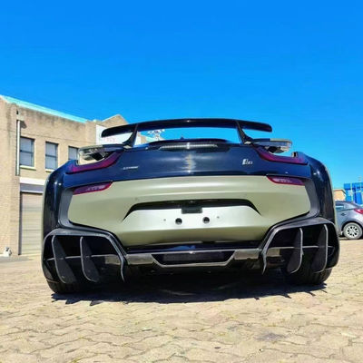 Untuk BMW I8 Carbon Fiber Body Kit I8 Carbon Fiber Front Lip Diffuser Spoiler Side Skirt