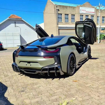 Untuk BMW I8 Carbon Fiber Body Kit I8 Carbon Fiber Front Lip Diffuser Spoiler Side Skirt