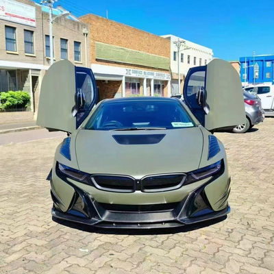 Untuk BMW I8 Carbon Fiber Body Kit I8 Carbon Fiber Front Lip Diffuser Spoiler Side Skirt