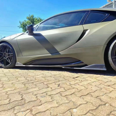 Untuk BMW I8 Carbon Fiber Body Kit I8 Carbon Fiber Front Lip Diffuser Spoiler Side Skirt