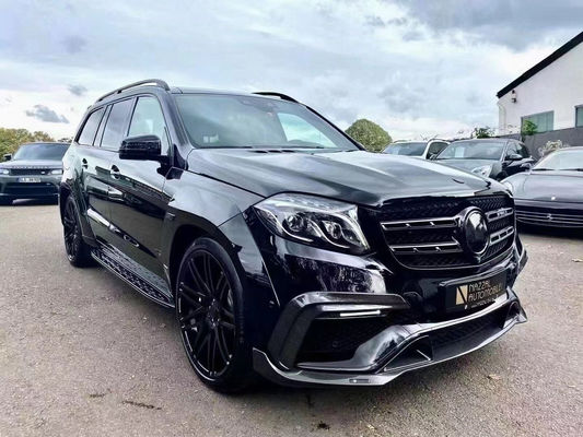 Carbon Fiber Body Kit untuk Bras Style GLS63 320 400 450 500 X166 Carbon Fiber Body Kit GLS63 Bagian Depan Sekop Bagian Belakang Diffuser