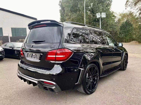 Carbon Fiber Body Kit untuk Bras Style GLS63 320 400 450 500 X166 Carbon Fiber Body Kit GLS63 Bagian Depan Sekop Bagian Belakang Diffuser