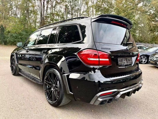 Carbon Fiber Body Kit untuk Bras Style GLS63 320 400 450 500 X166 Carbon Fiber Body Kit GLS63 Bagian Depan Sekop Bagian Belakang Diffuser