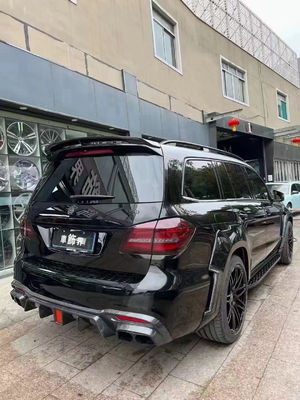 Carbon Fiber Body Kit untuk Bras Style GLS63 320 400 450 500 X166 Carbon Fiber Body Kit GLS63 Bagian Depan Sekop Bagian Belakang Diffuser