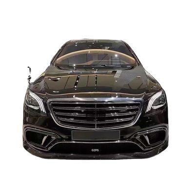 Brass Tyle Front Shovel Rear Diffuser untuk Mercedes-Benz W222 AMG S63 S65 S63 S65 Carbon Fiber Body Kit