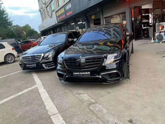 Brass Tyle Front Shovel Rear Diffuser untuk Mercedes-Benz W222 AMG S63 S65 S63 S65 Carbon Fiber Body Kit