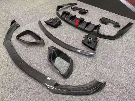 Brass Tyle Front Shovel Rear Diffuser untuk Mercedes-Benz W222 AMG S63 S65 S63 S65 Carbon Fiber Body Kit