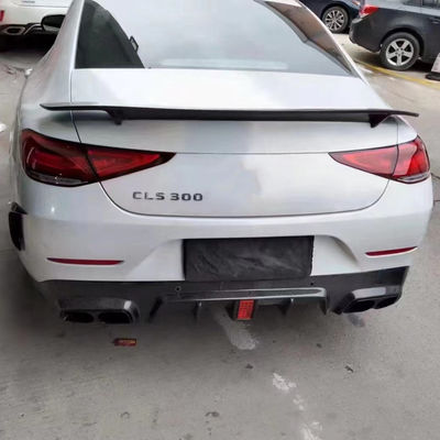 Jual 2018-2022 untuk Mercedes CLS300 CLS350 W257 Carbon Fiber Body Kit CLS Carbon Fiber Front Scoop Spoiler Rear Diffuser
