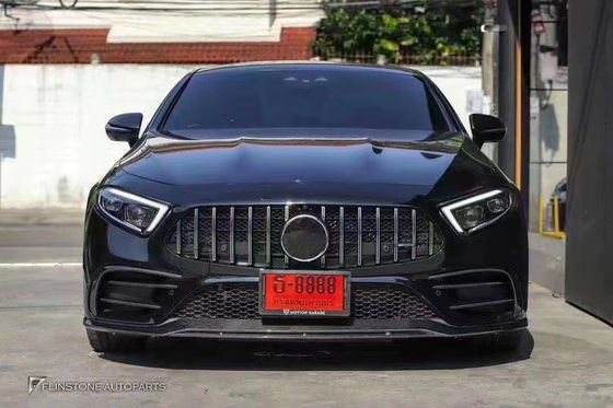 Jual 2018-2022 untuk Mercedes CLS300 CLS350 W257 Carbon Fiber Body Kit CLS Carbon Fiber Front Scoop Spoiler Rear Diffuser