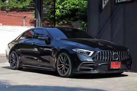 Jual 2018-2022 untuk Mercedes CLS300 CLS350 W257 Carbon Fiber Body Kit CLS Carbon Fiber Front Scoop Spoiler Rear Diffuser