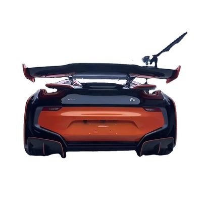 I8 BMW Body Kit Car 2018 - 2019 Spoiler Serat Karbon Bagian Depan Bumper Spoiler Wing
