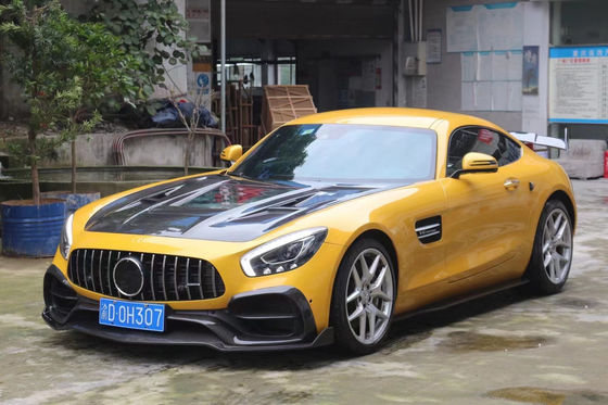Untuk Mercedes AMG GT Carbon Fiber Body Kit AMG GT Carbon Fiber Front Lip Diffuser Spoiler