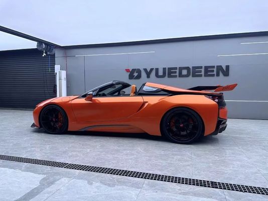 I8 BMW Body Kit Car 2018 - 2019 Spoiler Serat Karbon Bagian Depan Bumper Spoiler Wing