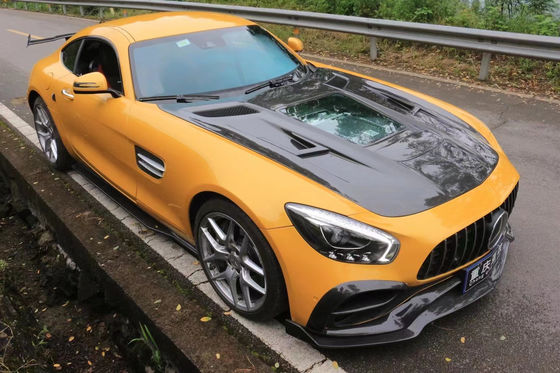 Untuk Mercedes AMG GT Carbon Fiber Body Kit AMG GT Carbon Fiber Front Lip Diffuser Spoiler