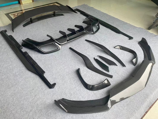 Untuk Mercedes AMG GT Carbon Fiber Body Kit AMG GT Carbon Fiber Front Lip Diffuser Spoiler