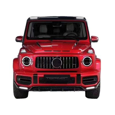 Serat Karbon Berkualitas Tinggi W464 G500 G63 Body Kit W464 Upgrade Topcar Style Bagian Depan Sekop Bagian Belakang Lip Spoiler