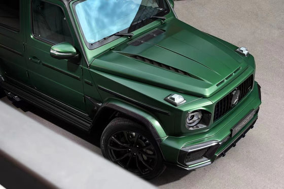 Serat Karbon Berkualitas Tinggi W464 G500 G63 Body Kit W464 Upgrade Topcar Style Bagian Depan Sekop Bagian Belakang Lip Spoiler