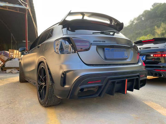 Hot Sale Gla45 Gla260 X156 Fiber Karbon Body Kit Gla45 Fiber Karbon Belakang Diffuser 2014-2019