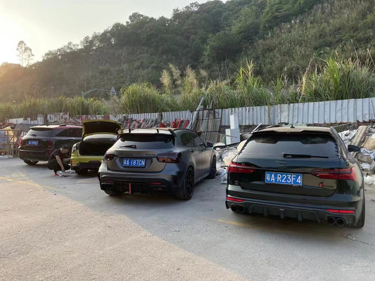 Hot Sale Gla45 Gla260 X156 Fiber Karbon Body Kit Gla45 Fiber Karbon Belakang Diffuser 2014-2019