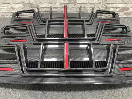 Hot Sale Gla45 Gla260 X156 Fiber Karbon Body Kit Gla45 Fiber Karbon Belakang Diffuser 2014-2019