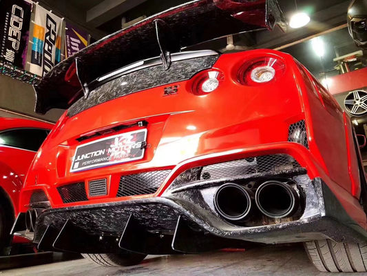 Untuk Nissan GTR Body Kit GTR R35 Meningkatkan VARIS-gaya Carbon Fiber Depan dan Belakang Bumper Spoiler Body Kit