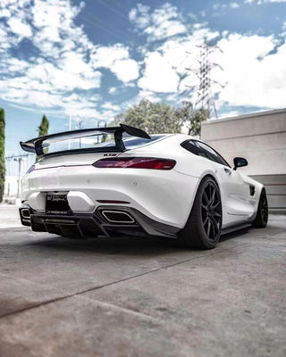 Untuk Mercedes AMG GT Carbon Fiber Body Kit AMG GT Carbon Fiber Front Lip Diffuser Spoiler