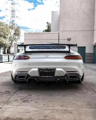 Untuk Mercedes AMG GT Carbon Fiber Body Kit AMG GT Carbon Fiber Front Lip Diffuser Spoiler