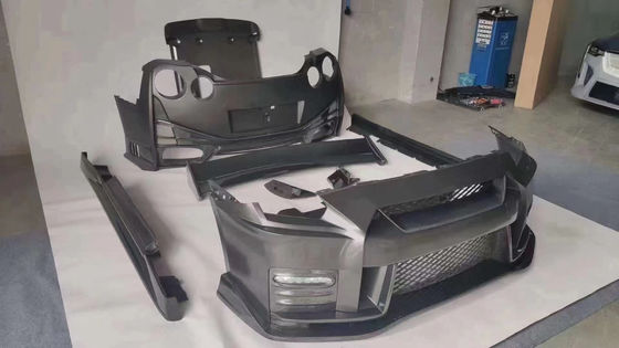 200MM Nissan Gtr Body Kit 2008 - 2020 Nissan Front Bumper Bumper Cover Mesin Spoiler