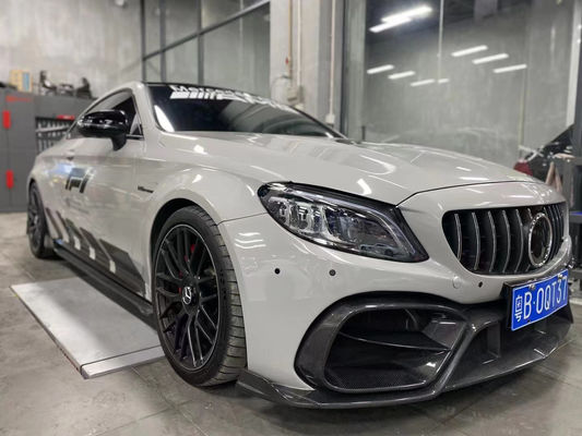 Produk Baru untuk Mercedes W205 AMG C63 Coupe Body Kit C63 Coupe Upgraded IMP Style Front Bumper