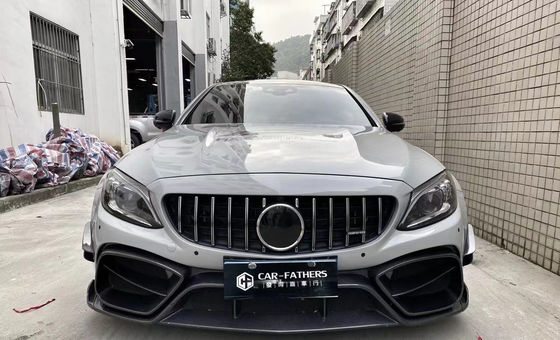 Produk Baru untuk Mercedes W205 AMG C63 Coupe Body Kit C63 Coupe Upgraded IMP Style Front Bumper