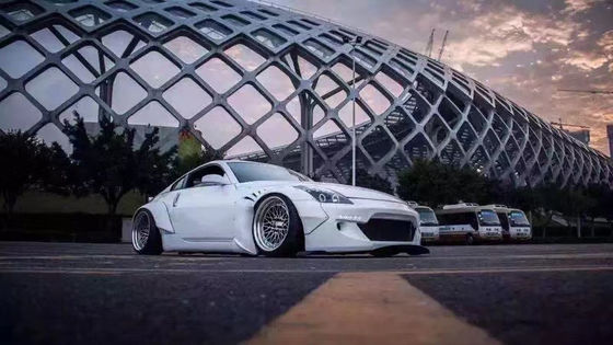 350Z Nissan Body Kit Resin Fiber Bumper Belakang Diffuser Otomatis Bagian Depan Spoiler Side Skirt