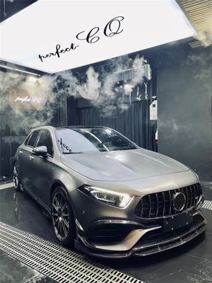 Produk Baru Kit Karoseri Serat Karbon untuk Mercedes CLA45S W177 CLA45S W177 Serat Karbon Bagian Depan Sekop Diffuser Spoiler