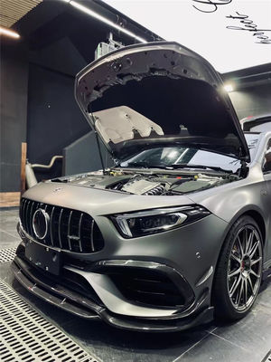 Produk Baru Kit Karoseri Serat Karbon untuk Mercedes CLA45S W177 CLA45S W177 Serat Karbon Bagian Depan Sekop Diffuser Spoiler