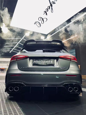 Produk Baru Kit Karoseri Serat Karbon untuk Mercedes CLA45S W177 CLA45S W177 Serat Karbon Bagian Depan Sekop Diffuser Spoiler