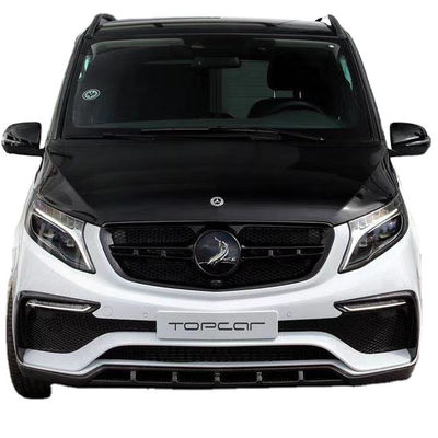 Body Kit untuk Benz Vito V260 FRP + Bahan Serat Karbon Vito V260 Upgraded TOPCAR Style Bagian depan dan belakang Bumper Body Kits