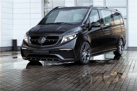 Body Kit untuk Benz Vito V260 FRP + Bahan Serat Karbon Vito V260 Upgraded TOPCAR Style Bagian depan dan belakang Bumper Body Kits