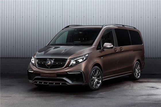 Body Kit untuk Benz Vito V260 FRP + Bahan Serat Karbon Vito V260 Upgraded TOPCAR Style Bagian depan dan belakang Bumper Body Kits