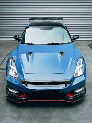 2024 nissan gtr body kit pengganti Nismo gaya spoiler mobil depan belakang hood